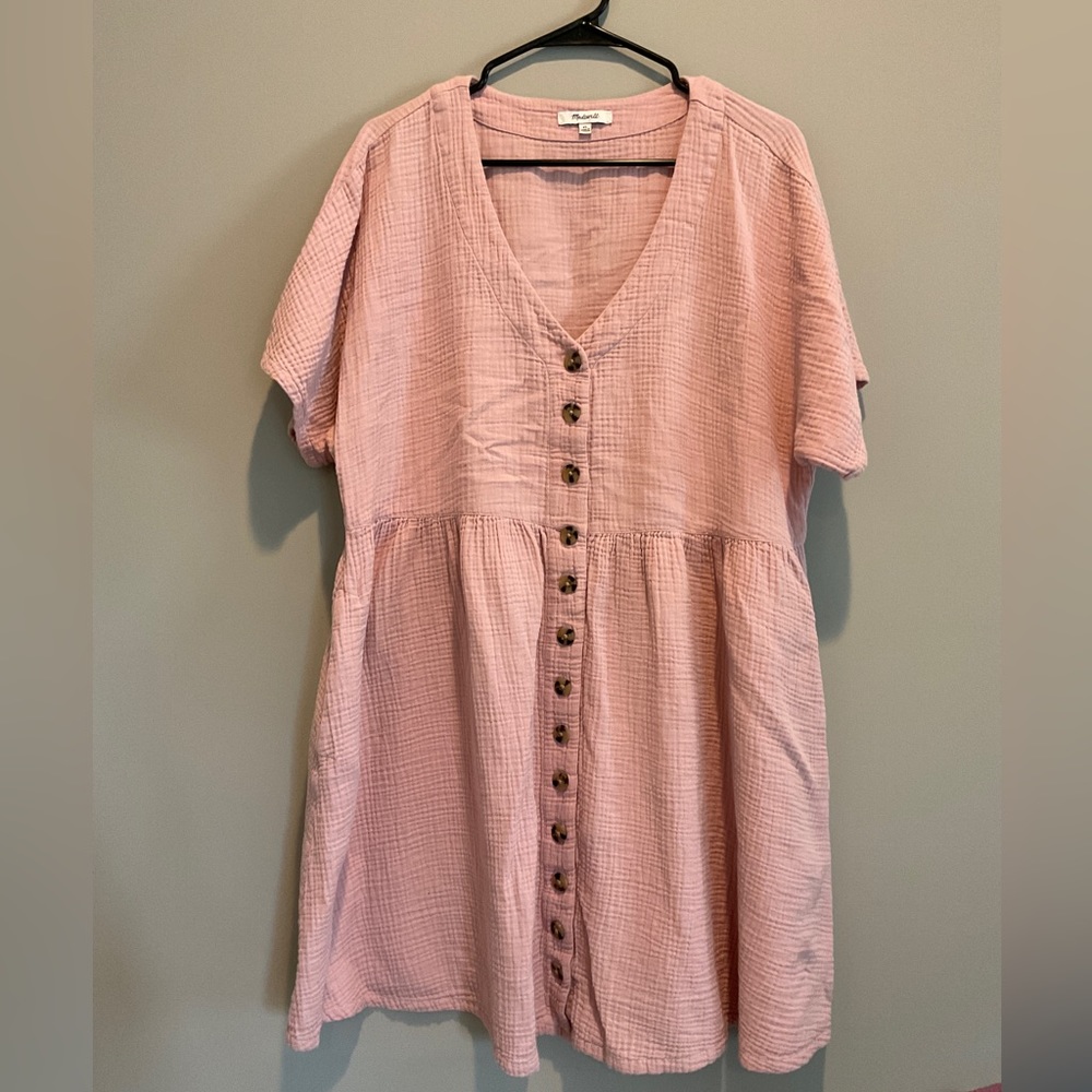 Madewell Cotton Gauze Dress